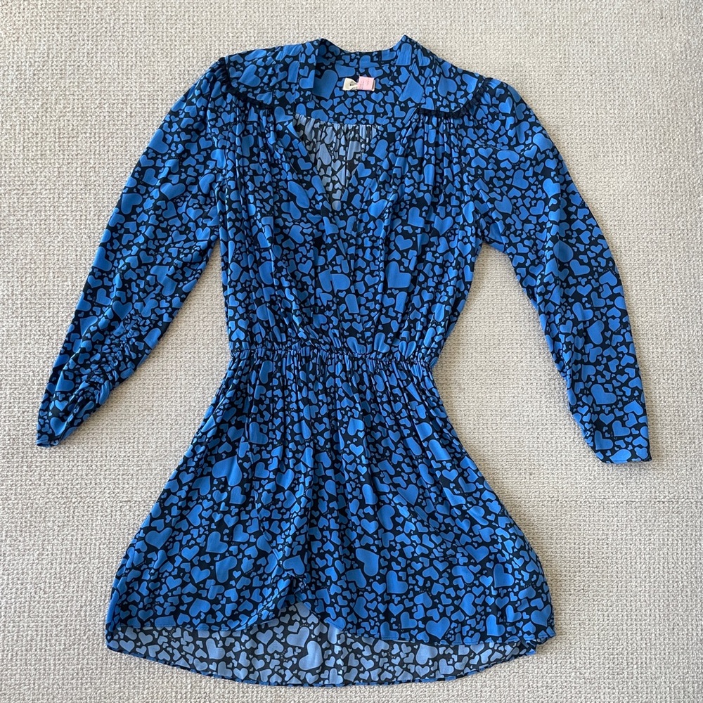 Zadig and Voltaire Blue Hearts Dress